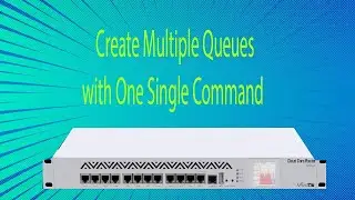 How to create multiple queue a singel comment on mikrotik