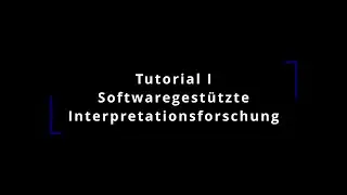 Tutorial: Datenimport und Datenverarbeitung (Sonic Visualiser)