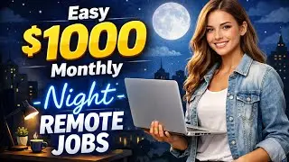 Night Remote Jobs That Pay $1000/Month (No Experience)