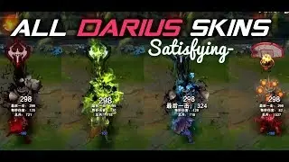 ALL DARIUS SKINS &bull;Satisfying&bull; [SKINS PREVIEW] | Skin Comparison 2020