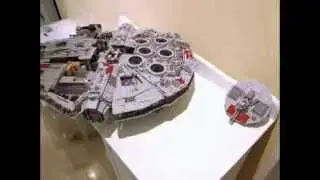 Building Lego 10179 Millennium Falcon Stop Motion
