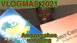 UNBOXING AMAZON KIDS SHOES | VLOGMAS 2021 | Danny Monique #amazonunboxing #amazonshoes #vlogmas2021