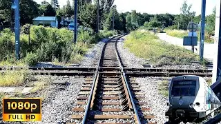 RER A Cab Ride: Cergy-le-Haut to Poissy on Mi09 (Diamond Crossing)!