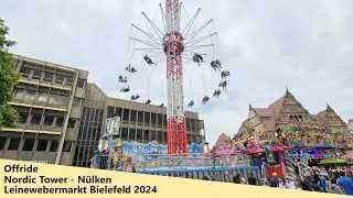 Nordic Tower - Nülken (Neuheit / Premiere - Offride Video) Leinewebermarkt Kirmes  Bielefeld 2024