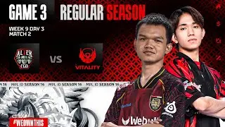 ALTER EGO vs BIGETRON BY VITALITY | Regular Season Week 9 Day 3 | Game 3 | #MPLIDS16