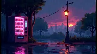 Midnight Rain & Neon Dreams | Cozy Lofi Beats for Study, Work & Relaxation