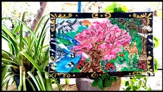 Paper Mache Craft | Paper Mache Wall Hanging | 3D Mural Art| Catz Arcade