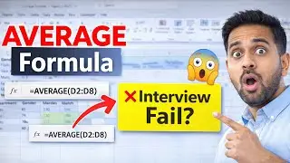 Excel AVERAGE का ये Trick नहीं जानते 90% लोग