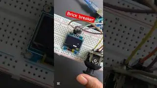 Arduino Brick Breaker Game 🎮 #shorts #arduino#arduinoshorts#viral #electronic