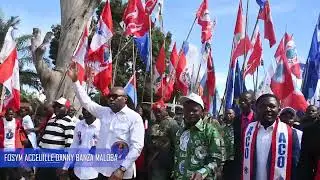 LA FONDATION SAMUEL YUMBA AU PREMIER RANG LORS DE L'ACCEUIL DU S&Eacute;NATEUR DANNY BANZA