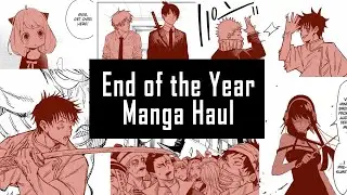 End of the Year Manga Haul | Chainsaw Man | Jujutsu Kaisen 0 | Spy x Family
