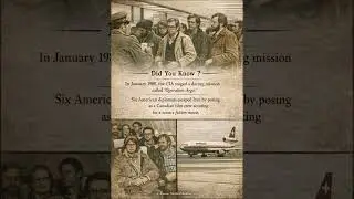 10 Fascinating CIA Missions , NO O4 , Escape from Tehran Operation Argo
