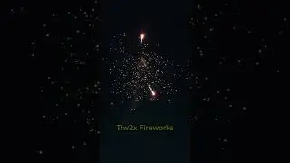 kwitis bombshe with crackling red effect. test fire!! #kwitis #fireworks