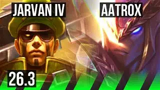 JARVAN IV vs AATROX (JGL) | Perfect KDA: 16/0/6 | KR Challenger | 26.3