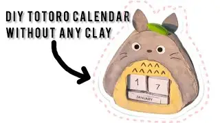 DIY paper totoro calendar for 2026