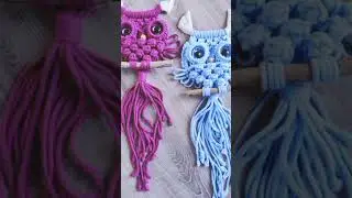 Macrame Owl wall hanging #macrameowl  #macrame