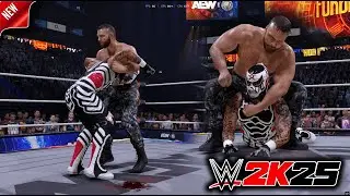 WWE 2K25: Penta El Zero vs Jon Moxley &ndash; AEW Forbidden Door Dream Match | Full 4K Gameplay