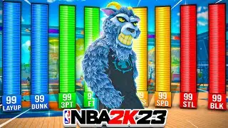 7'3 POINT GUARD GOAT BUILD HAS EVERY BADGE & 99 EVERYTHING !! NBA 2K23 IS BROKEN! BEST BUILD SEAON 6