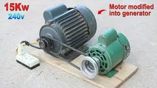 free Electricity from DC motor | FK tech #dcmotorhacks
