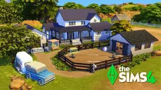 COMFY HORSE RANCH | The Sims 4: Speed build (NO CC)