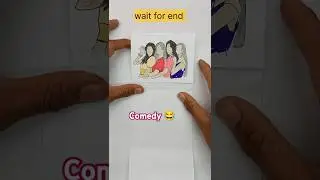 comedy video 😂😂|| cartoon #shorts #foldingart