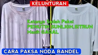 Cara Menghilangkan Noda Luntur Pada Baju Putih-PAKSA NODA BANDEL