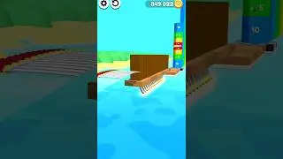 Flying Cut Game! Very satisfying and relaxing ASMR slicing Game Level 227 #shorts