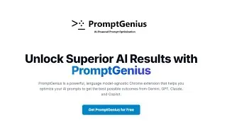 PromptGenius - our enhanced Prompt Optimization tool powered by @anthropic-ai