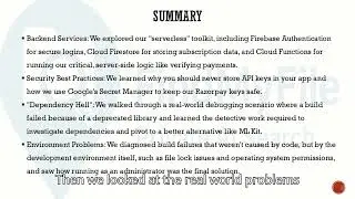 Android App Dev Session 5 Summary