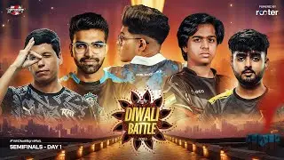 Upthrust Esports Diwali Battle S2 Day 2 Semifinals Live #Soul #GODLIKE #RNT #TX