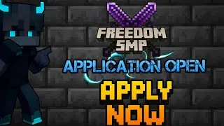 Today we have launched Freedom SMP our own Private SMP 😍n