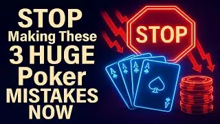 STOP Making These 3 HUGE Poker Mistakes NOW