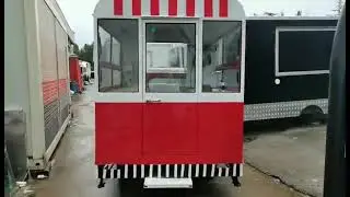 Electric tricycle food truck