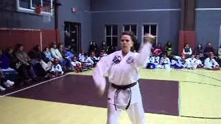 Suzanne black belt test