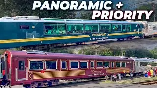 BANYAK KERETA ELIT HARGA JUTAAN!! KERETA PANORAMIC DAN PRIORITY BERTEMU DI STASIUN SURABAYA KOTA