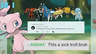 Level 1 Mew sweeps | challenge accepted @SaTiSfYa#pokemonshowdown  #sweep