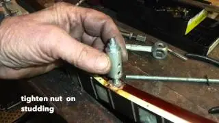 Banjo ,Broken 5th string tuning peg replacement