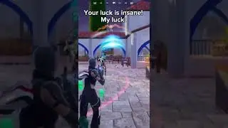 Your luck is insane! My luck: #fortnite #viral #fypシ #shorts #gaming #blueberryfaygo