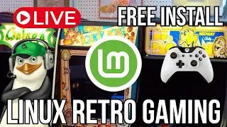 Тестовый обзор Retro Gaming Linux Mint Live Install MAME RetroArch Roms Batocera Bazzite Budget P...