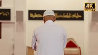 Sacred Moments: Young Muslim Man's Prayer in Ramadan Mosque Serenity | 4K Royalty-Free Stock Video