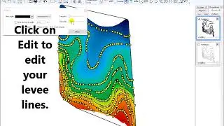 Edit Levee Lines In T3RRA Design
