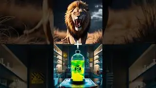 Chemical Testing on Animals (lion, tiger, snake, panda, elephant) #lion #tiger #chemistry #ai