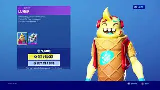 *RARE* LIL WHIP SKIN BACK IN FORTNITE! (TWO SCOOPS SET)