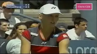 Elena Dementieva v. Anke Huber 2001 USO 3R highlights