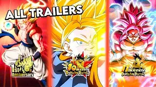 ALL DOKKAN ANNIVERSARY TRAILERS COMPILATION (2015&rarr;2026)