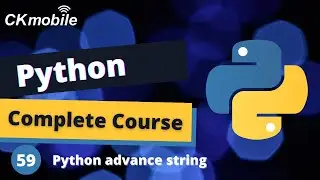 Python Complete Course #-59 Python advance string: split, partition, isalnum, isnumeric, isalpha
