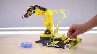 STEM DIY Robotic Blocks Set 3 in 1 Robot Arm Hydraulic Machine Educational Toys YYB01
