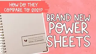 New Powersheets 2022 Edition! Comparison to 2021 + Accessories