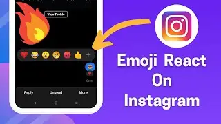 How To React To Messages On Instagram | Instagram Message Reaction | Instagram Message React Feature