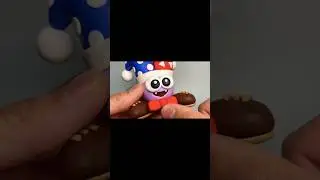 【粘土フィギュア工作　初心者向け】マルク　アニメ星のカービィ　Making Marx(Kirby)  #shorts